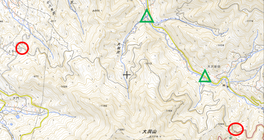 地理院地図での説明