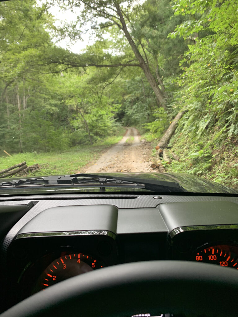 継子落としの林道